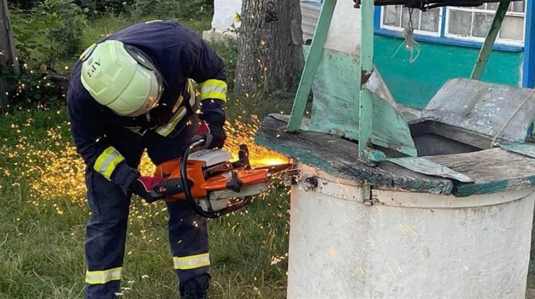 На Черкащині надзвичайники врятували кота з 20-метрової глибини