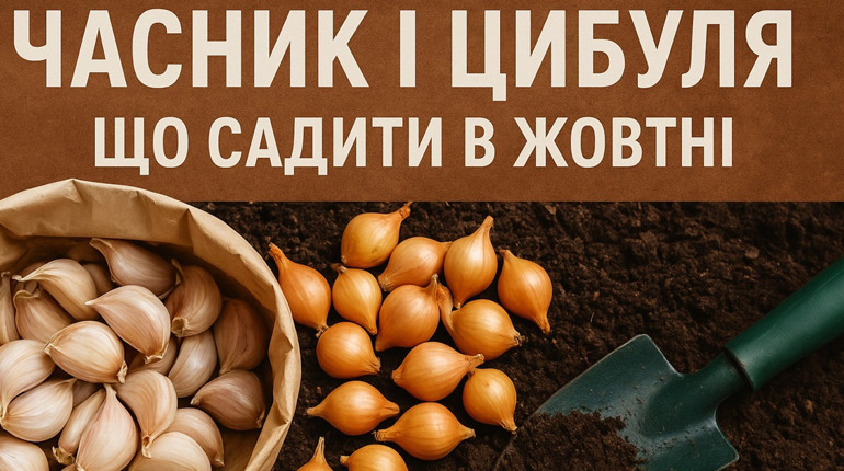 Коли садити озимий часник і цибулю?