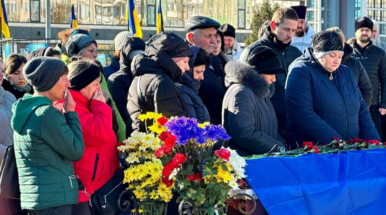 Південне попрощалося з військовим Миколою Березовським (ФОТО)