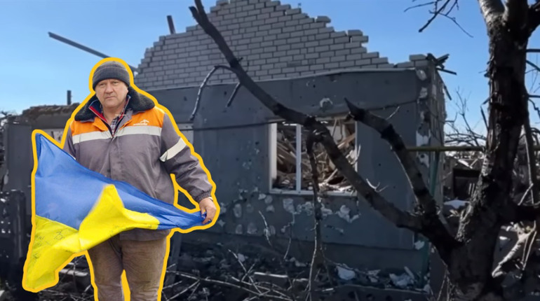 Війна ходила за мною і не відпускала: історія чоловіка, який повернувся у зруйнований дім і село