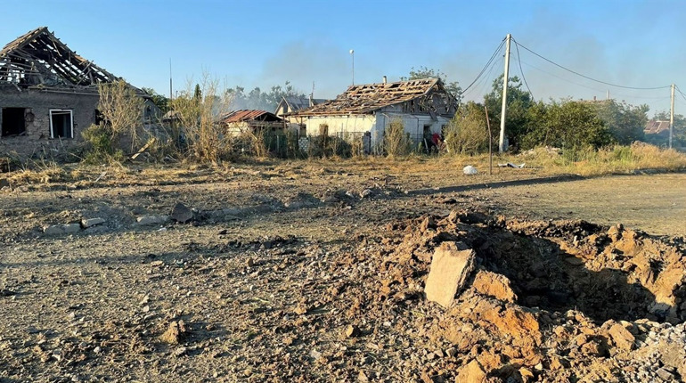 Чергова атака армії рф на Херсонщині: пошкоджені житлові будинки та сільгосппідприємство