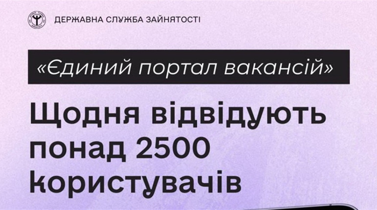 Єдиний портал вакансій: понад 2,5 тисячі українців щодня шукають роботу онлайн