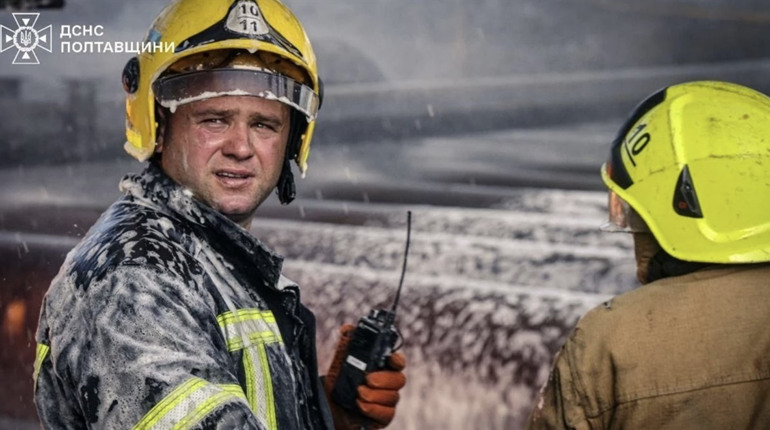 Рятувальників Полтавщини відзначили державними нагородами