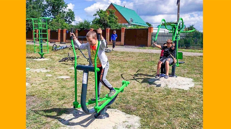 В селі Переселення обновка: тут встановили тренажерний майданчик