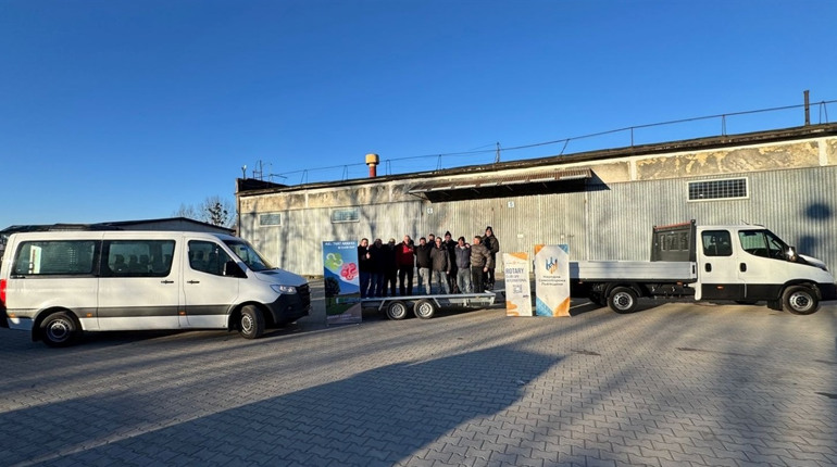 Вольфсбург, німецьке місто-побратим Ніжина, передав нашій громаді нові транспортні засоби