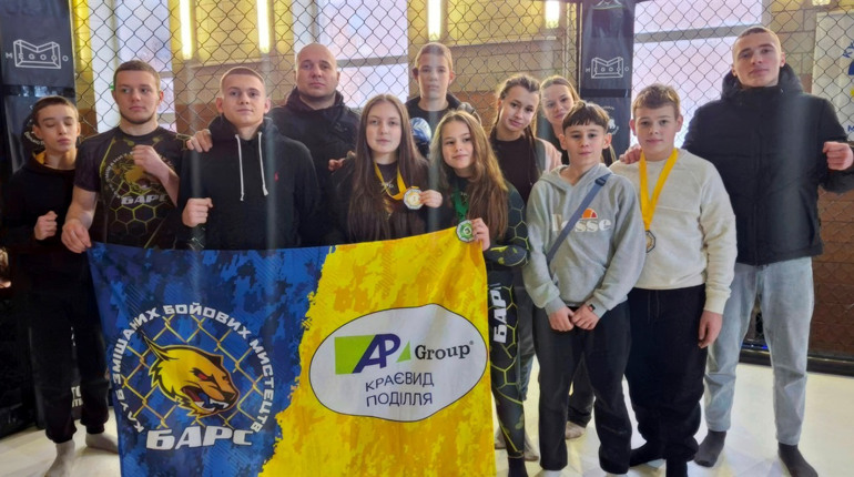 Клуб «Барс» здобув десять медалей на турнірі з ММА у Києві