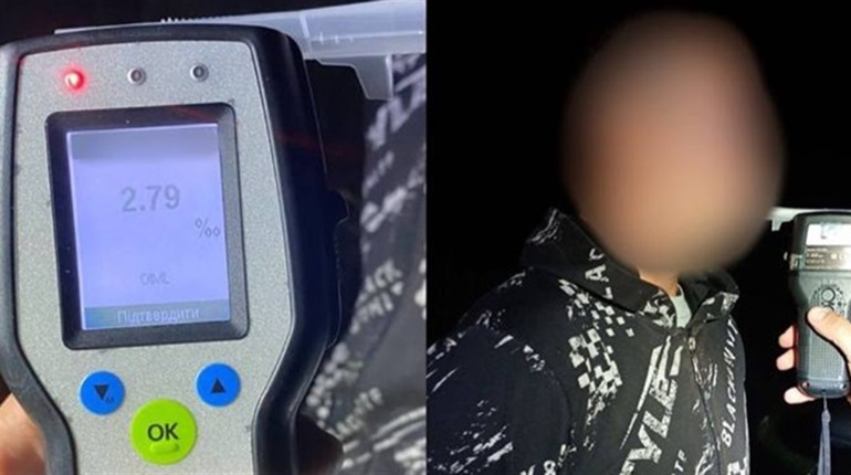 Сарненські патрульні спіймали двох пʼяних мотоциклістів без посвідчень водія