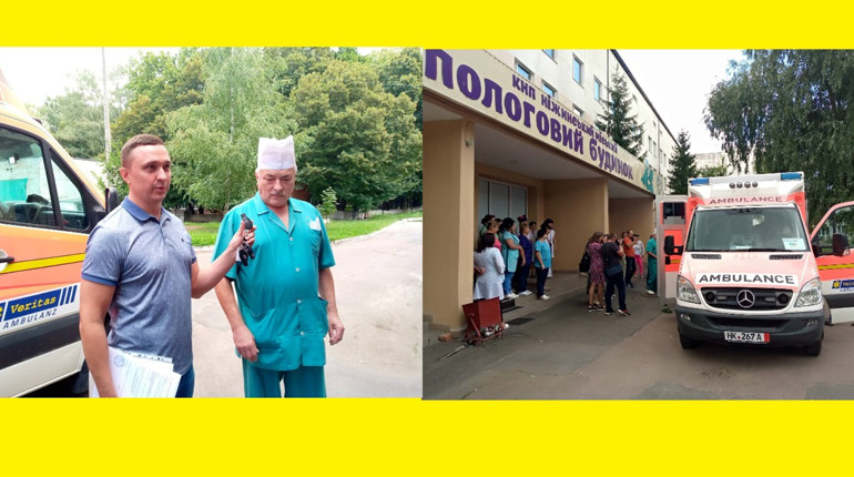 Гарна подія: Ніжинський пологовий будинок отримав новий реанімобіль