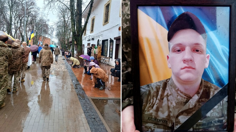 Йому назавжди 22. Ніжин прощався із загиблим воїном — Кліменчуком Нікітою