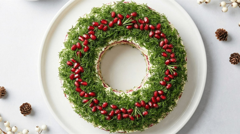 Рецепт дня: салат "Різдвяний вінок"