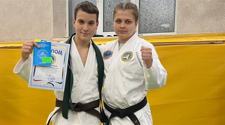 Біляївець Владислав Дорошенко здобув коричневий пояс з рукопашного бою у Києві