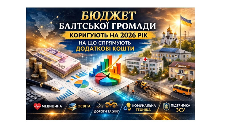 💰 Бюджет громади коригують: на що спрямують додаткові кошти у 2026 році