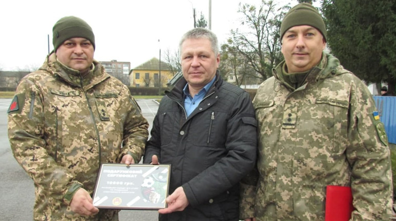 У золотоніських військовослужбовців незабаром з’явиться додатковий спортивний реманент