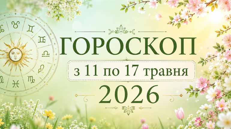Гороскоп на тиждень з 11 по 17 травня 2026 року для всіх знаків зодіаку