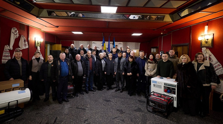 Естонська столиця передала громадам Житомирщини генератори