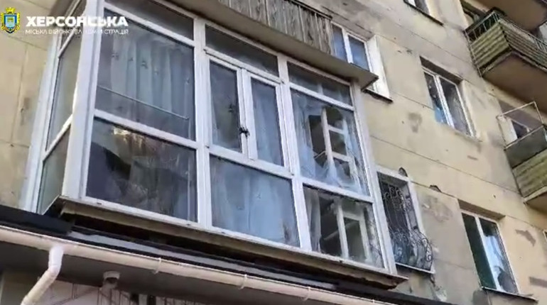 Протягом доби армія рф здійснила 125 обстрілів Херсонщини: 1 людина загинула, 7 — поранені