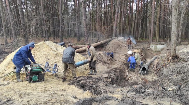Новий водопровід від Бендюзького водозабору до межі міста проклали працівники водоканалу
