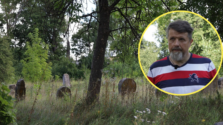 Єврейське кладовище, Влад Івченко та КАБи. Відомий автор досліджував Глухів для історичного проєкту