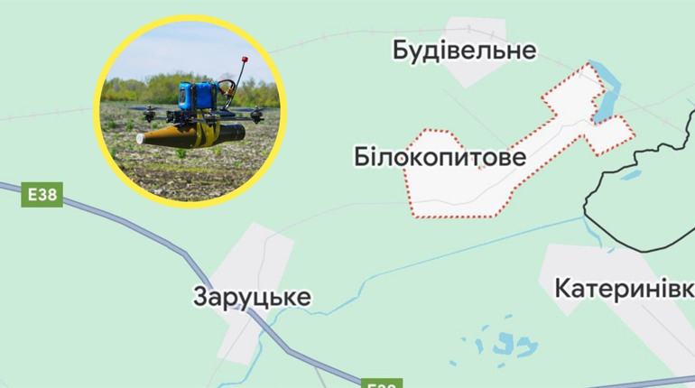 По селу Білокопитове на Глухівщині вдарили ФПВ-дронами