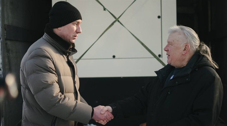 Шостка отримала потужний генератор від Посольства Франції (відео)