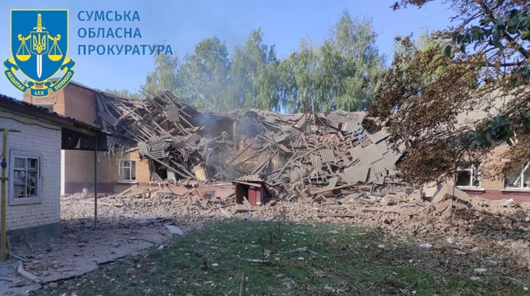 Унаслідок обстрілу Шосткинщини поранено троє людей: матір, її сина та зятя