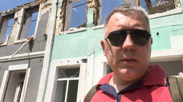 Журналіст з Каховки Олег Батурін пише репортажі з правобережжя Херсонщини