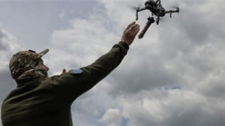 Українські нацгвардійці показали ефектну роботу дронів на Херсонщині (відео)