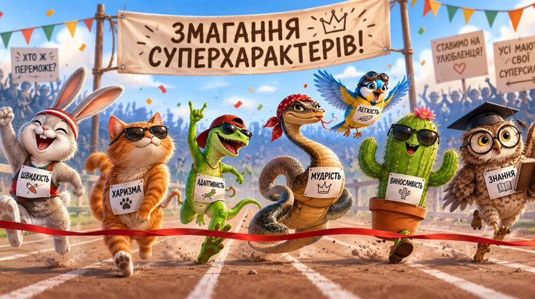 Рибалочка, сова, кошеня, ящірка: яких персонажів запропонували читачі як символ для Гард.City