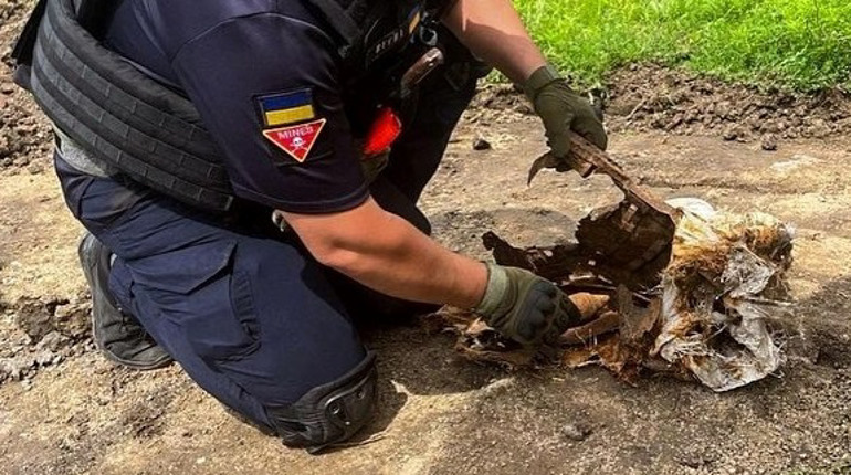 Вдруге за липень на Уманщині виявили снаряди часів Другої світової війни