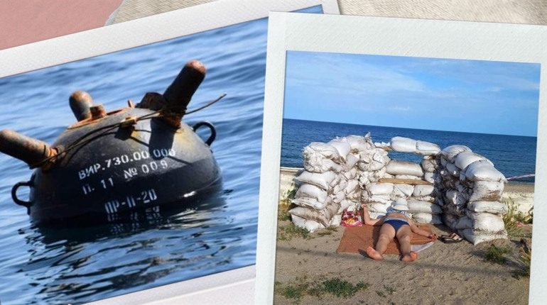 Одеситів закликають не купатися в морі. У Чорному морі здетонувала міна