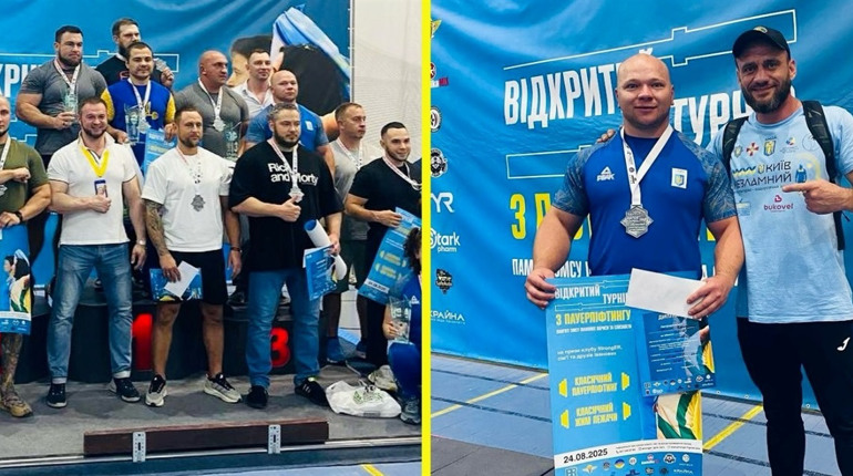 Переяславець Володимир Гетьман увійшов у ТОП-10 на турнірі з пауерліфтингу в Києві
