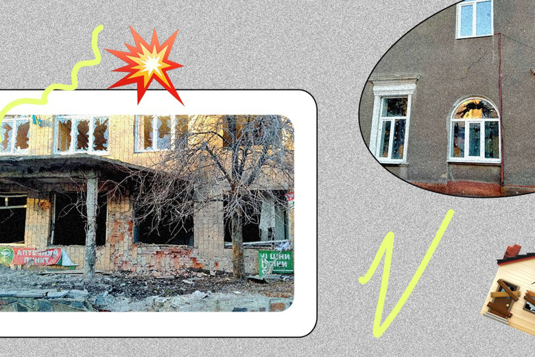 Російські окупанти знову обстріляли Торецьк. Пошкоджено лікарню та повністю знищено школу №7