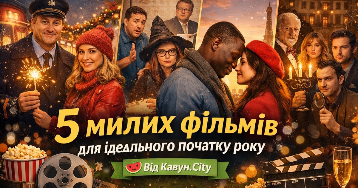 Почати рік з кіно: добірка теплих фільмів від Кавун.City