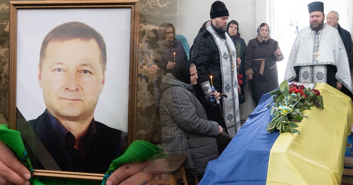 На Переяславщині попрощалися з Анатолієм Кулаком, який загинув на війні рік тому ВІДЕО
