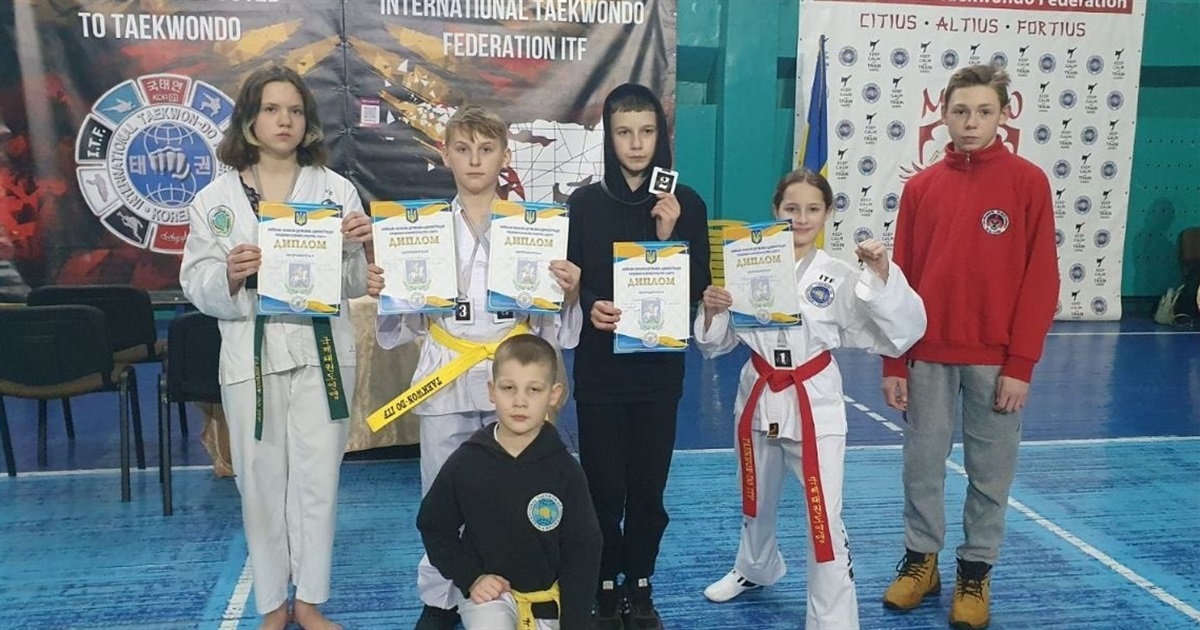 Спортсмени переяславського СК "Тайфун" успішно виступили на чемпіонаті Київщини з Таеквон-до