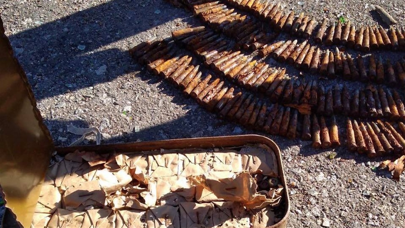 У Волноваському районі чоловік здав поліцейським близько 2 тисяч набоїв 