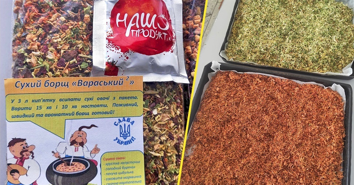 У Вараші педагоги запустили виробництво «Сухого борщу Вараського» для ЗСУ