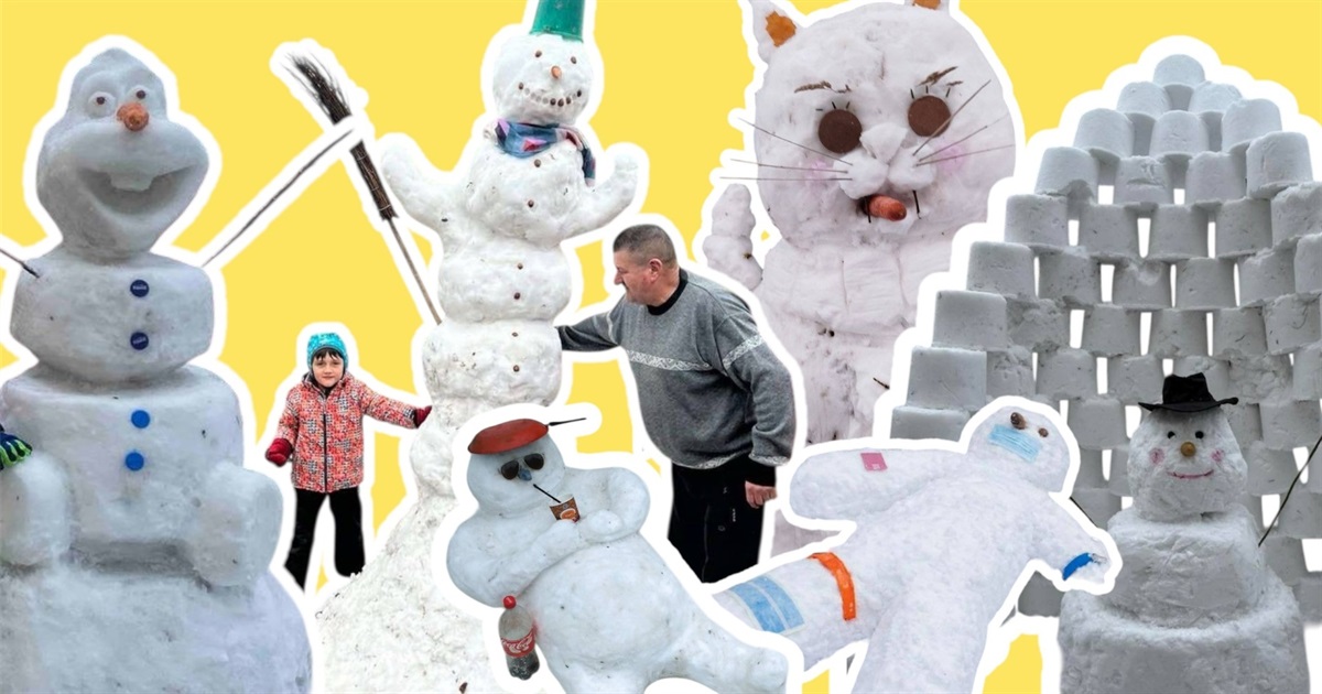 Стартувало голосування за кращого сніговика Жмеринської громади: фото