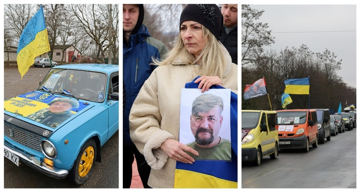 У Жмеринці відбувся автопробіг на підтримку безвісти зниклих на війні та полонених
