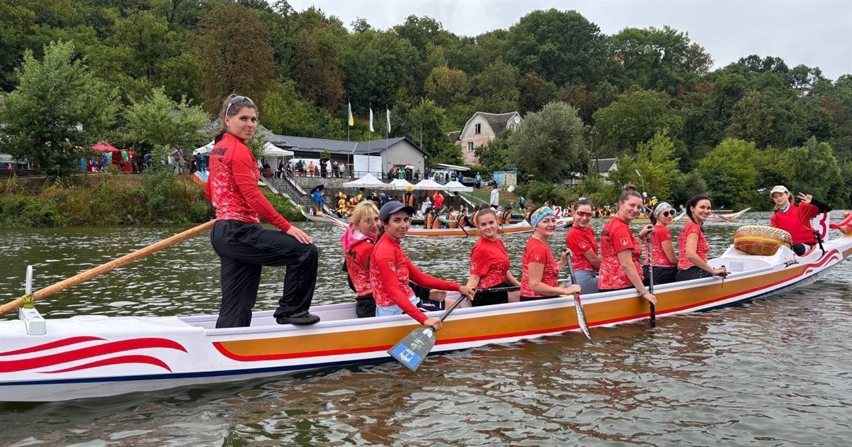 Команда "Pereiaslav Dragon Boat Club" дебютувала власним екіпажем на чемпіонаті України з веслування