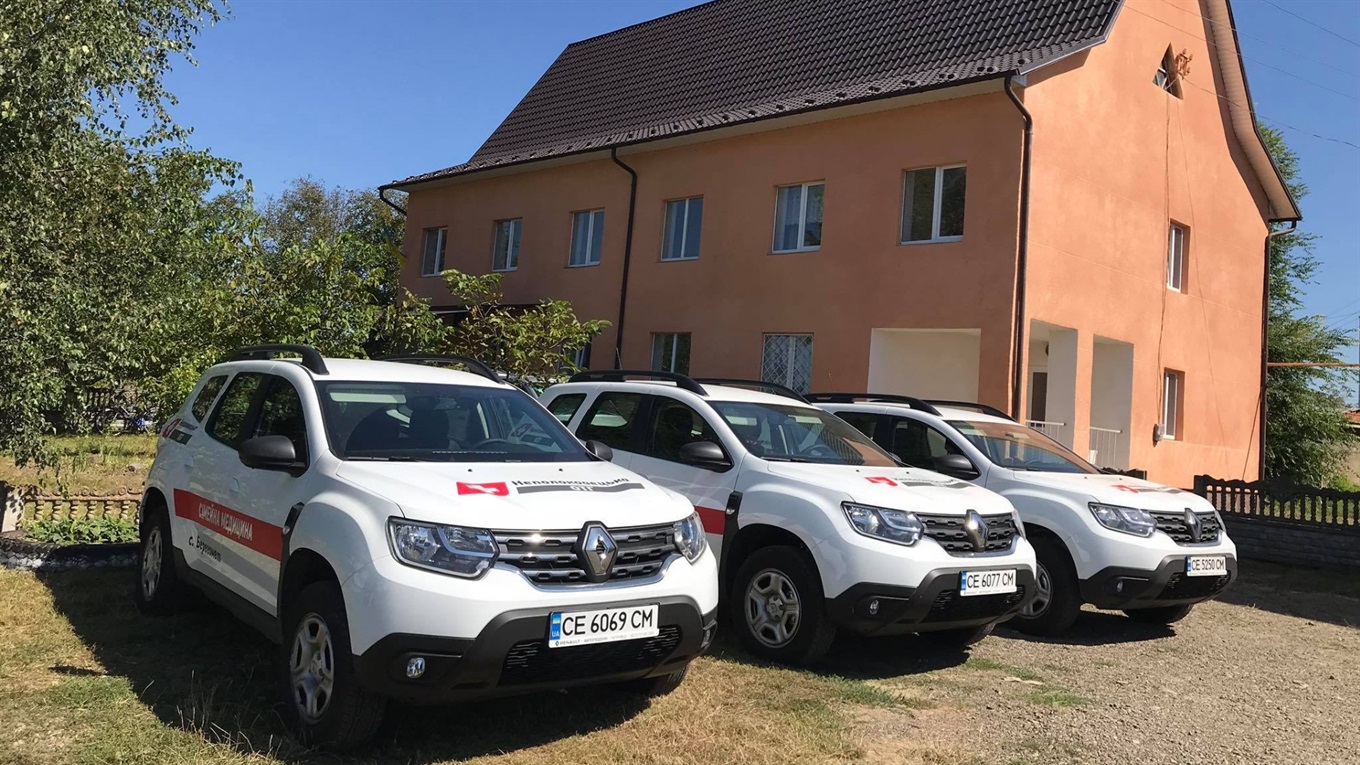Амбулаторії Неполоковецької ОТГ отримали три нових авто для сімейних лікарів