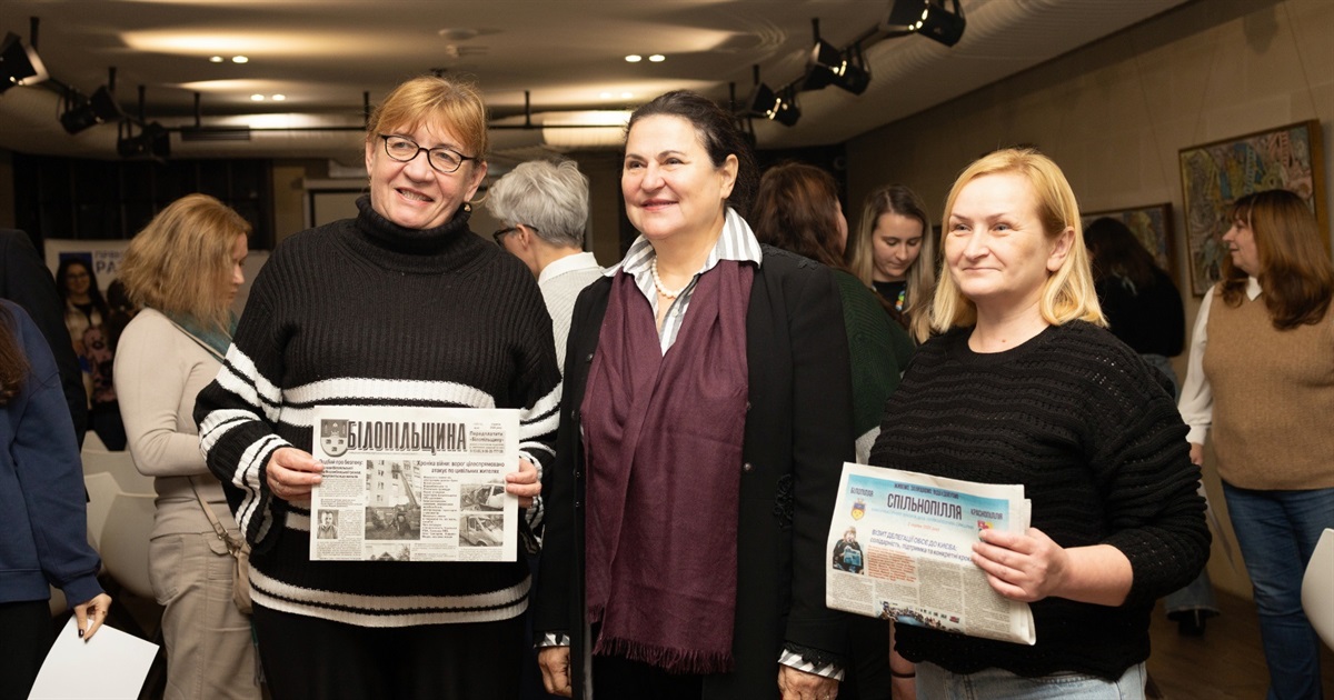 «Мужні і сміливі»: посол ЄС високо оцінила роботу журналістів Білопільщини