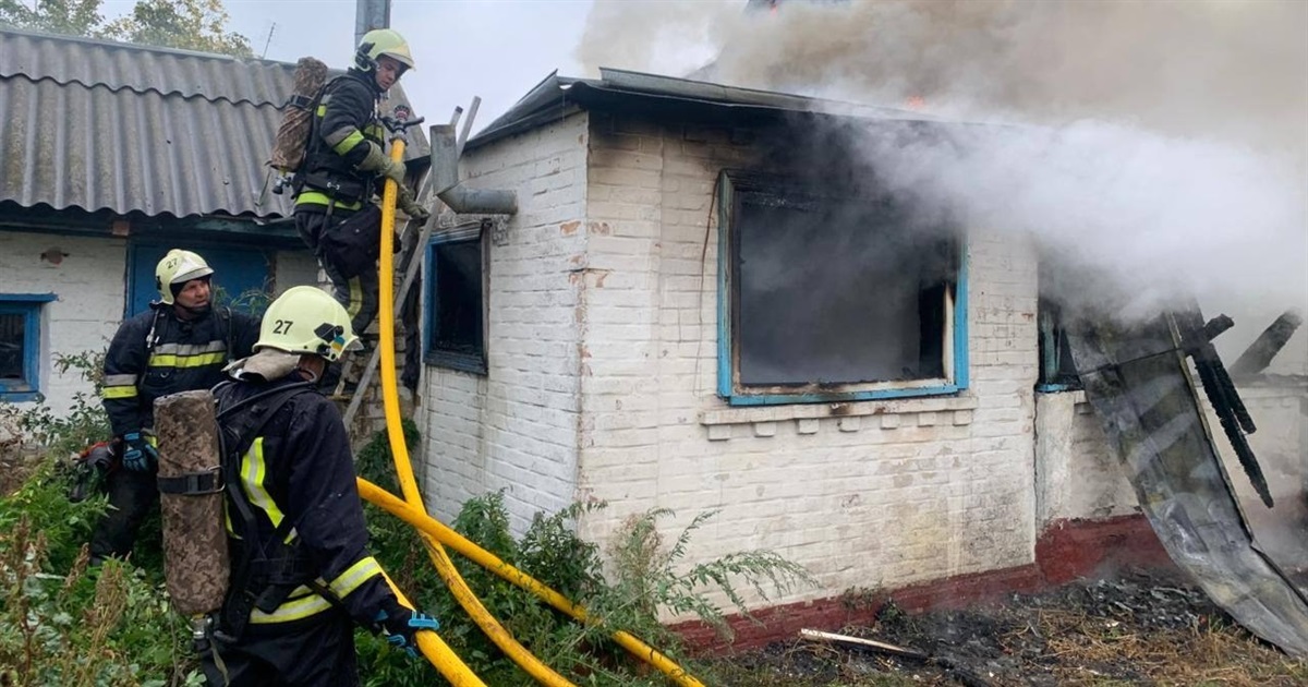 На Переяславщині горіли два житлові будинки