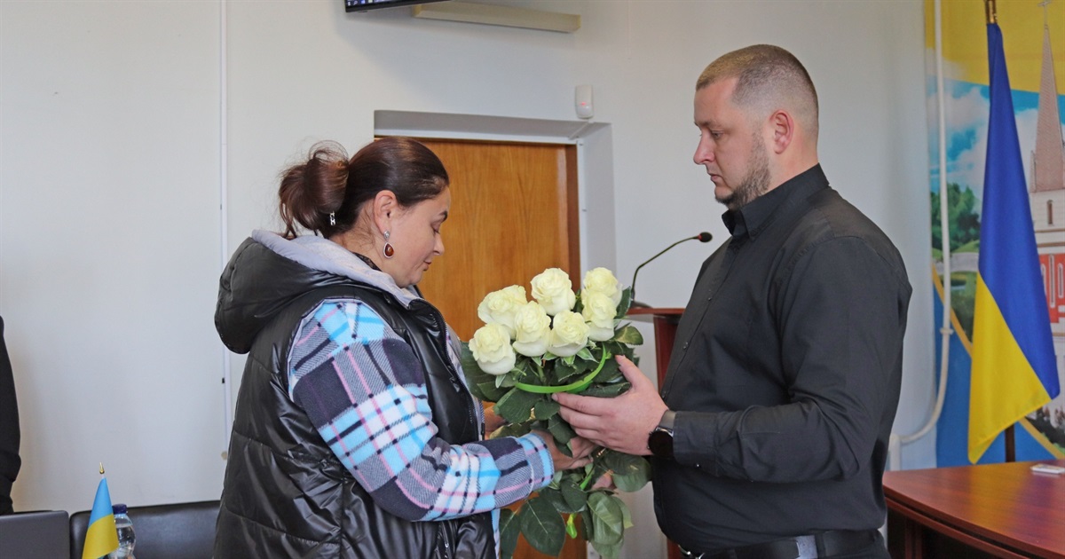 Матері Героя Валентині Скрипник вручили нагороду за відвагу сина Андрія, який загинув за Україну