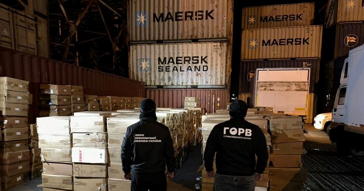 В порту Рени нашли контрабанду на 32 миллиона гривен
