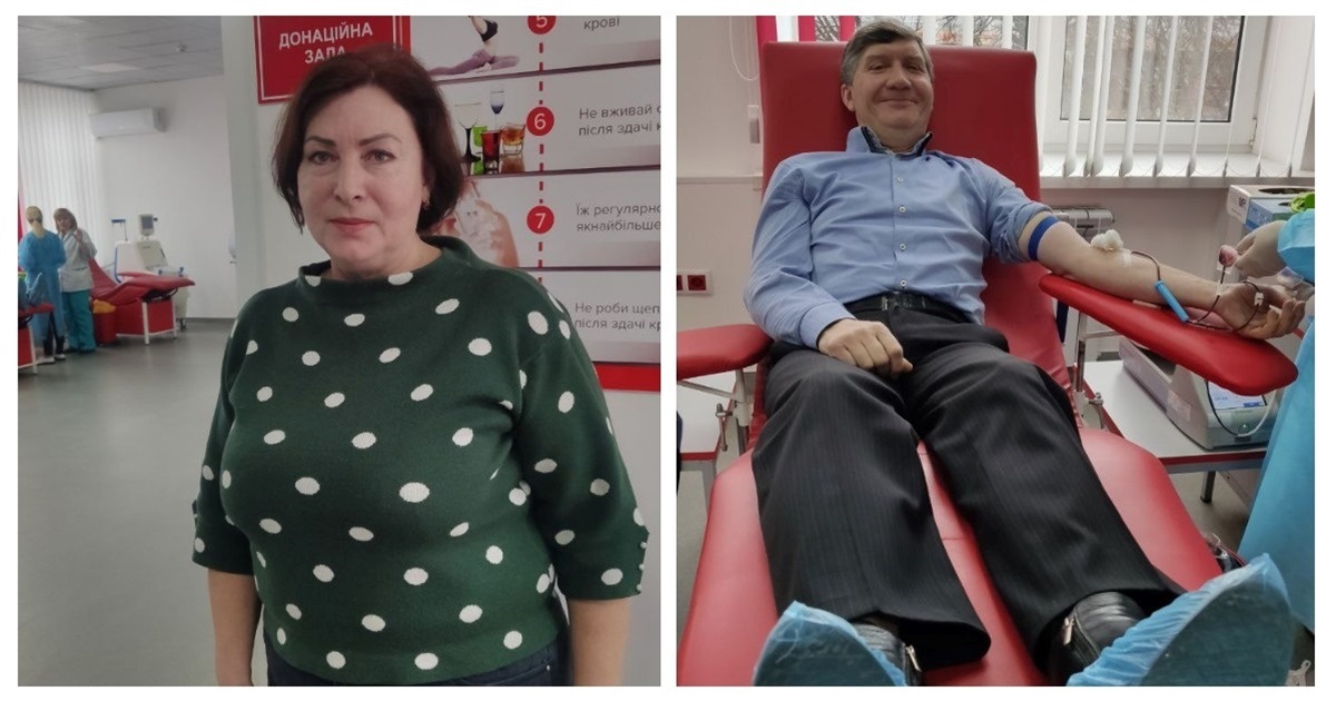 Працівники Жмеринської міської ради стали донорами крові для поранених військових