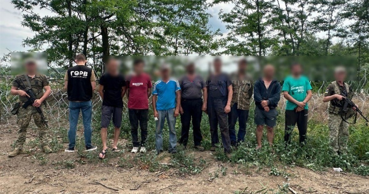 Вісьмох жителів міста Ізмаїл затримали за спробу незаконно перетнути кордон