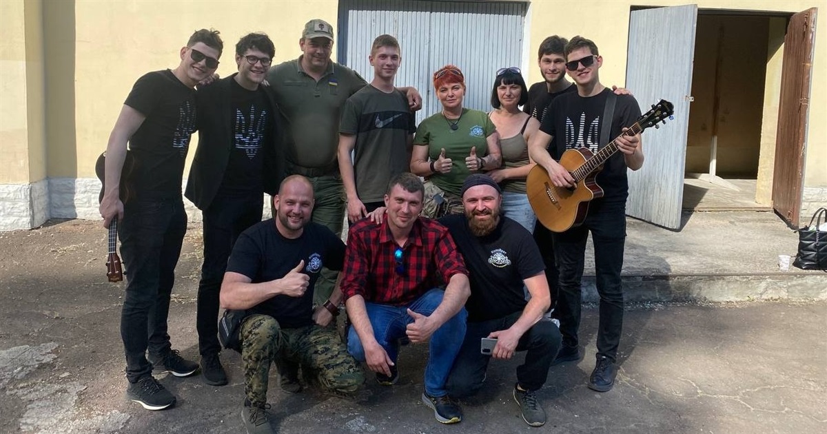 "Байкери – бійцям": учасники "Тарасової гори" та гурт SPIV BRATIV відвідали шпиталь на Переяславщині