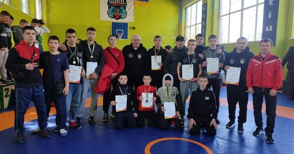 Жмеринські борці вибороли 7 медалей на чемпіонаті області з греко-римської боротьби