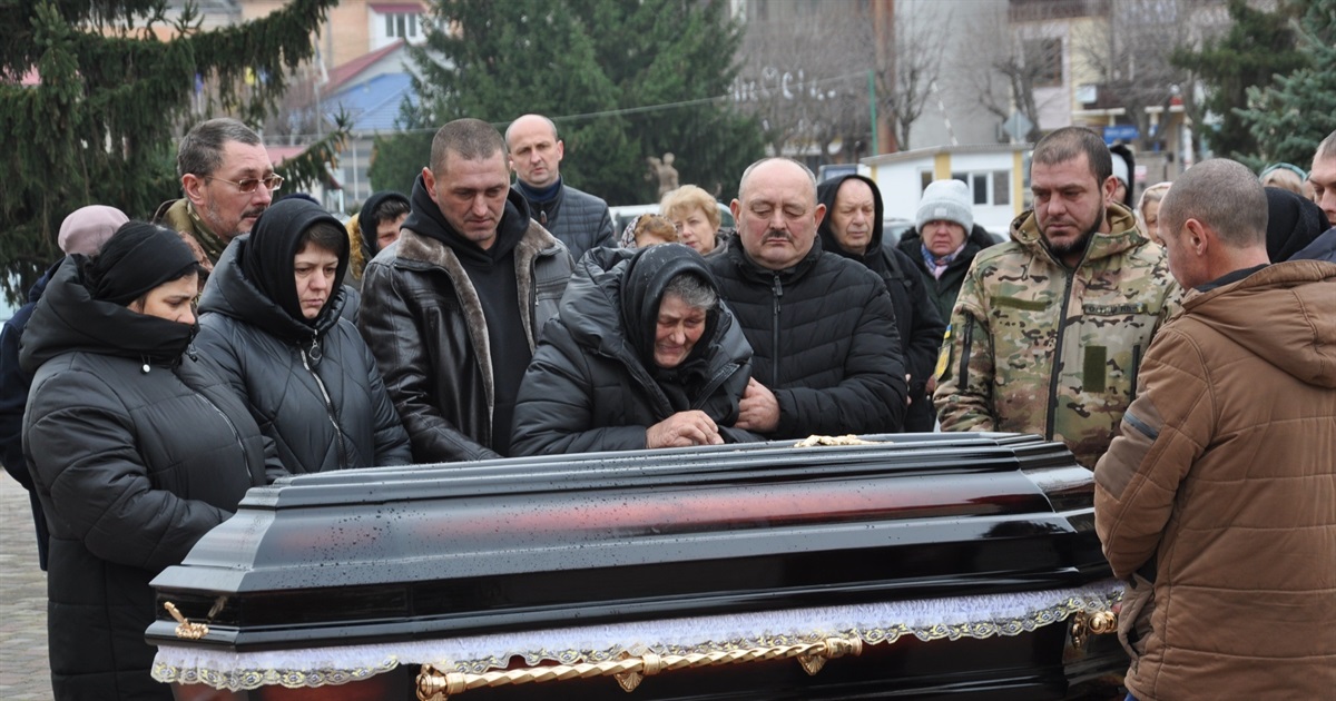 На рідну Чортківщину повернувся «на щиті» воїн Прус Віктор зі Джурина